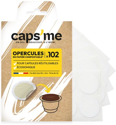 CAPS ME 102 opercules compostables