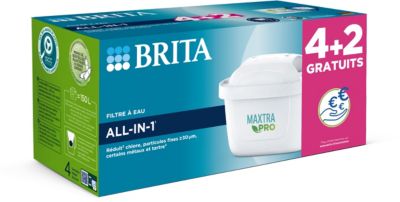 BRITA GmbH pack de 4+2 cartouches maxtra pro all in