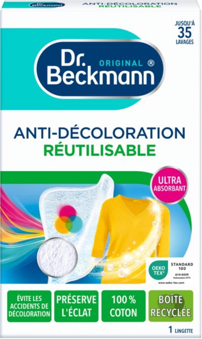 DR BECKMANN anti decoloration reutilisable