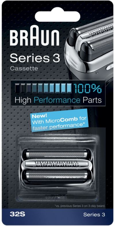 BRAUN Grille de rasage 2S SILVER Series 3 3090cc