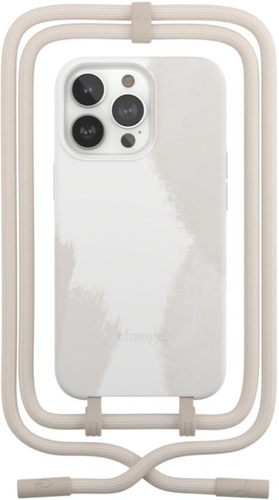 WOODCESSORIES iPhone 13 Pro Max Tour de cou blanc