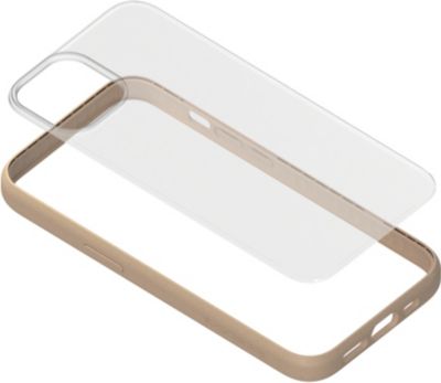 WOODCESSORIES iPhone 14 transparent Taupe