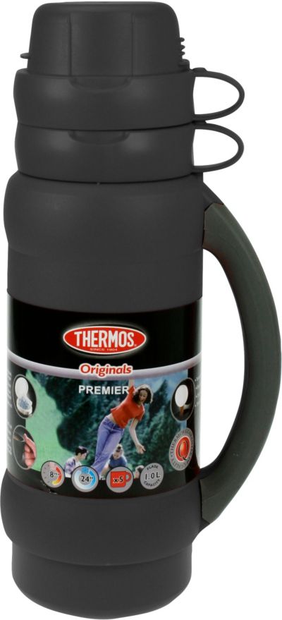 THERMOS Premier Bouteille Isolante 1L Noir