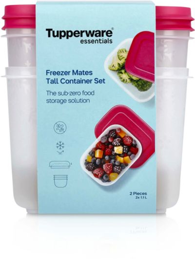 TUPPERWARE Freezer Mates Tall Container Set