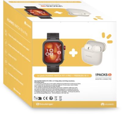 HUAWEI Pack Fit 4PRO Noir + Freebuds SE3 Beige