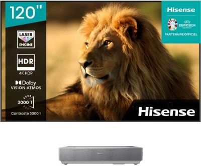 HISENSE 120L5HA Laser TV + écran ALR FRESNEL