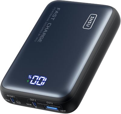 INIU Batterie externe 20 000 mAh 65W Leopard Power