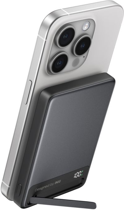 INIU 10 000 mAh MagPro slim noir