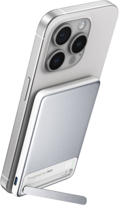INIU 5 000 mAh MagPro slim blanc