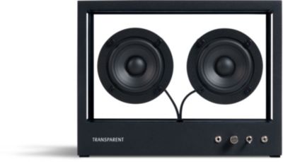 TRANSPARENT Speaker Small noire