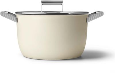 SMEG diam 26 cm tout feux creme mat