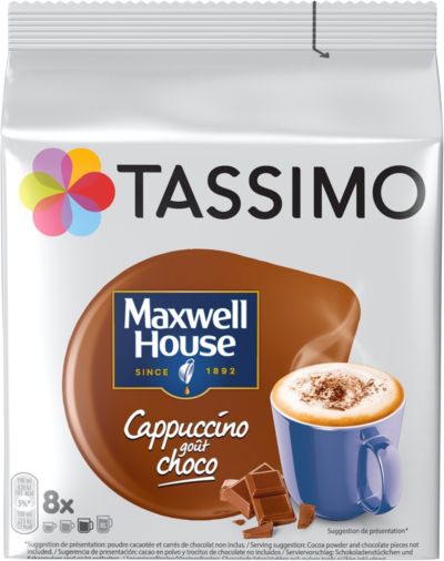 TASSIMO Café Maxwell House Cappuccino Choco X8