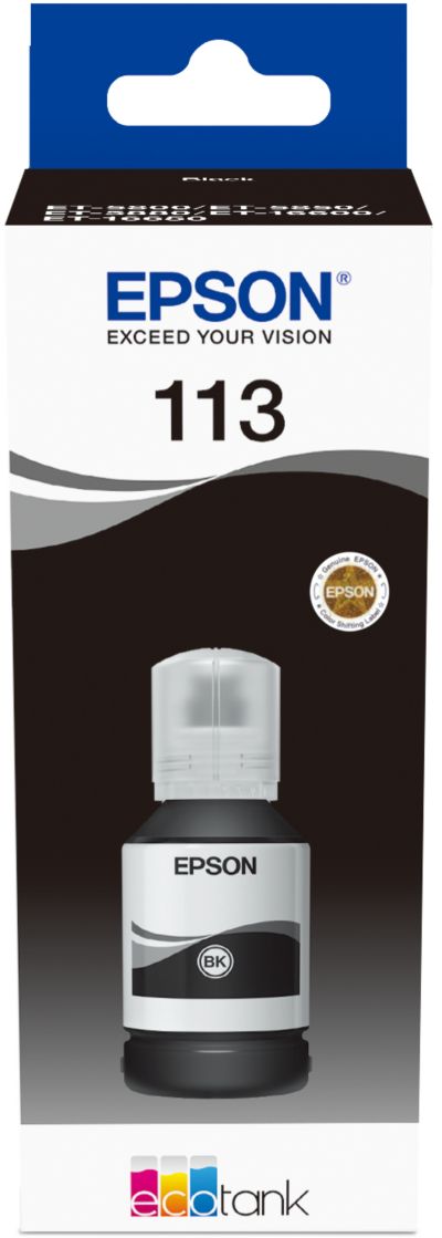 EPSON Ecotank Bouteille 113 noire 127 ml