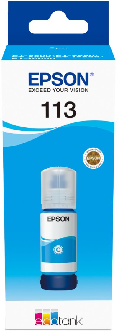 EPSON Ecotank Bouteille 113 Cyan 70 ml