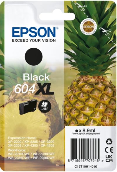 EPSON 604XL Serie Ananas Noir