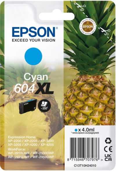 EPSON 604XL Serie Ananas Cyan
