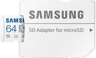 SAMSUNG Micro SD 64Go evo plus