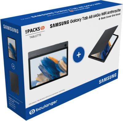 SAMSUNG Pack Galaxy Tab A8 64Go WiFi + Book Cove