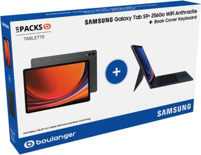 SAMSUNG Pack Tab S9+ 12.4' 256Go WiFi + Book Co