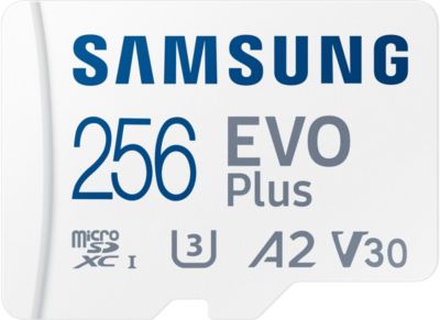 SAMSUNG 256Go Evo plus avec adaptateur