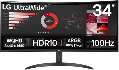 LG UltraWide 34WR50QK B 34'' VA