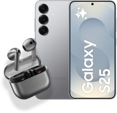 SAMSUNG Pack S25 Gris 128Go + Buds 3 Gris