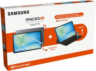 SAMSUNG Pack Galaxy Tab S10 FE+ 128Go + BookCover Keyboard Slim + S Pen inclus