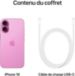 APPLE iPhone 16 Rose 128Go