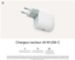 GOOGLE USB C 45W Blanc