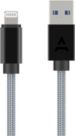ADEQWAT vers USB 2m gris certifié Apple