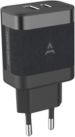 ADEQWAT Chargeur USB A+USB C 45W+cable USBC noir