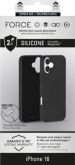 FORCE CASE iPhone 16 MagSafe siliconne Noir