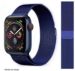 IBROZ Apple Watch 42/44/45mm Maille bleu