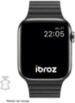 IBROZ Apple Watch Cuir Loop 42/44/45mm noir