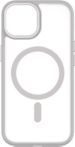 QDOS Iphone 15 MagSafe Hybrid soft SNAP blanc