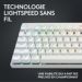 LOGITECH Pro X LIGHTSPEED  TKL Tactile Blanc