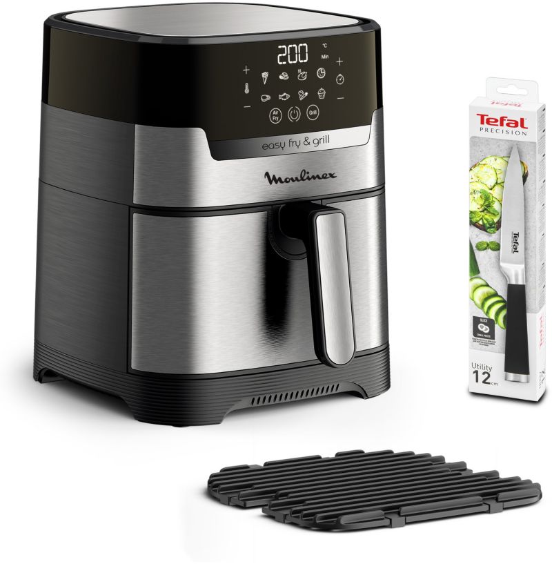 MOULINEX Easy Fry and Grill Digital + Couteau Tefal YY5138F chez