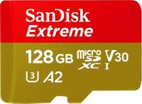 Carte Micro SD SANDISK 128GO microSD Extreme Plus  + Adaptateur