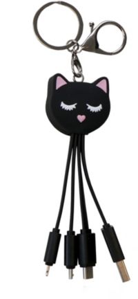 Câble trio YELLO KOKO USB vers USB-C/Micro/Lightning Chat