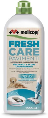 Détergent MELICONI pour aspirateur robot et balai laveur - spécial animaux 1 litre universel