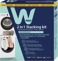 Kit de superposition WPRO de superposition avec tablette + séchoir