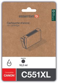 Cartouche d'encre ESSENTIELB C551 XL NOIR photo