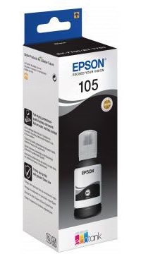 Cartouche d'encre EPSON Bouteille d'Encre Ecotank 105 Noire Pigmentée - C13T00Q140