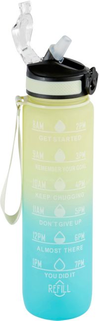 Bouteille FIVE Sport avec paille 1L