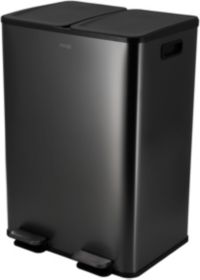 Poubelle de cuisine tri sélectif MIOGO 60L anthracite