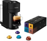 Cafetière à dosettes KRUPS Vertuo Next Nespresso Noir Mat et 52 cap
