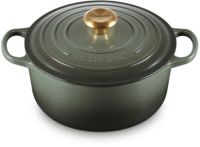 Cocotte LE CREUSET 24CM THYM BOUTON DORÉ