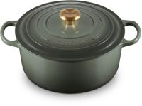 Cocotte LE CREUSET 28CM THYM BOUTON DORÉ
