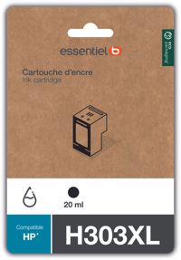 Cartouche d'encre ESSENTIELB Compatible H303 XL Haute Capacité Noire