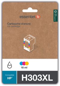 Cartouche d'encre ESSENTIELB Compatible H303 XL Haute Capacité 3 Couleurs